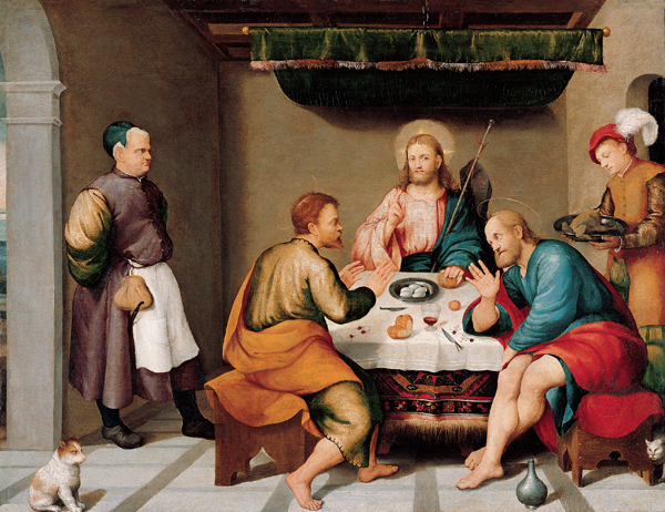 "The Supper at Emmaus" by Jacopo Bassano, The Kimball Art Museum, Fort Worth, Texas